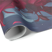 Passie & Pijn, Dark Queen. Gotische schedel & Roze Cadeaupapier (Rol Hoek)