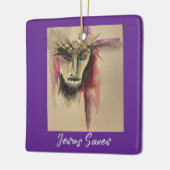Passie van Christus keramische ornament (Links)