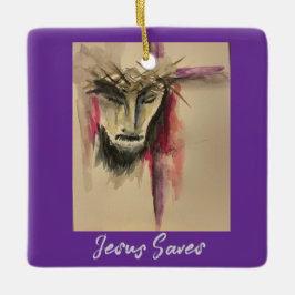 Passie van Christus keramische ornament