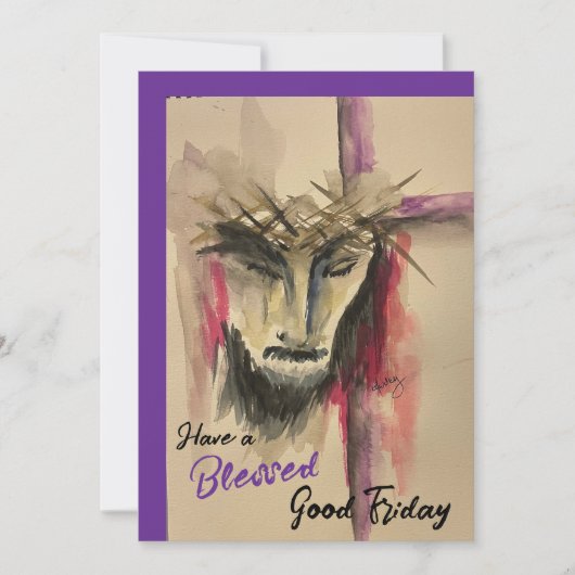 Passie van Christus Notitiekaart (Voorkant)