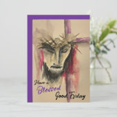 Passie van Christus Notitiekaart (Staand voorkant)