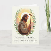 Passie van de vrede van Johannes de Doper Kaart (Voorkant)