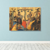 Passie van Jezus Christus Kroonschildering Canvas Afdruk (Insitu (Houten vloer))