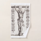 Passie van Jezus kruisiging van Christus Bad Handdoek (Handdoek)