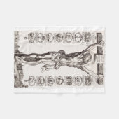 Passie van Jezus kruisiging van Christus Fleece Deken (Voorkant (Horizontaal))