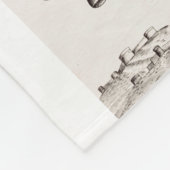 Passie van Jezus kruisiging van Christus Fleece Deken (Hoek)