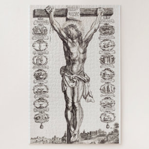 Passie van Jezus kruisiging van Christus Legpuzzel