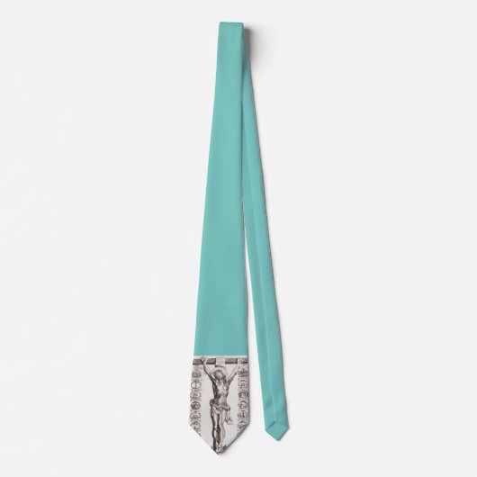 Passie van Jezus kruisiging van Christus Stropdas (Voorkant)