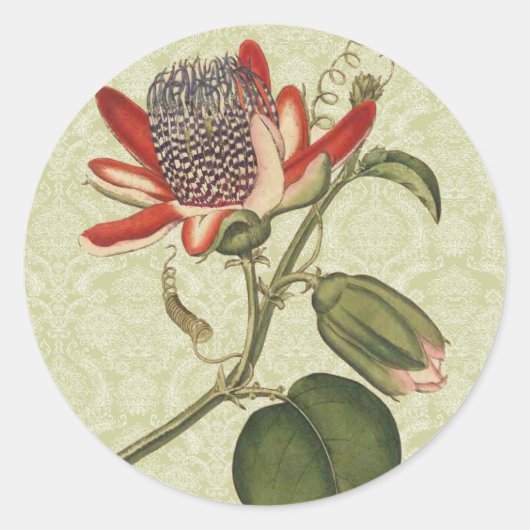  Passie-ventilator Ronde Sticker (Voorkant)