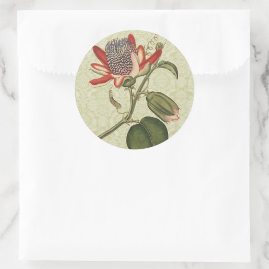  Passie-ventilator Ronde Sticker (Tas)