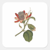  Passie-ventilator Vierkante Sticker (Voorkant)