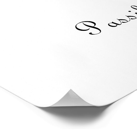  Passie-ventilatorillustratie Poster (Hoek)