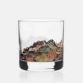 Passie voor houtsnip jagen whisky glas (Achterkant)