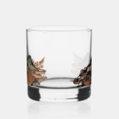 Passie voor houtsnip jagen whisky glas (Rechts)