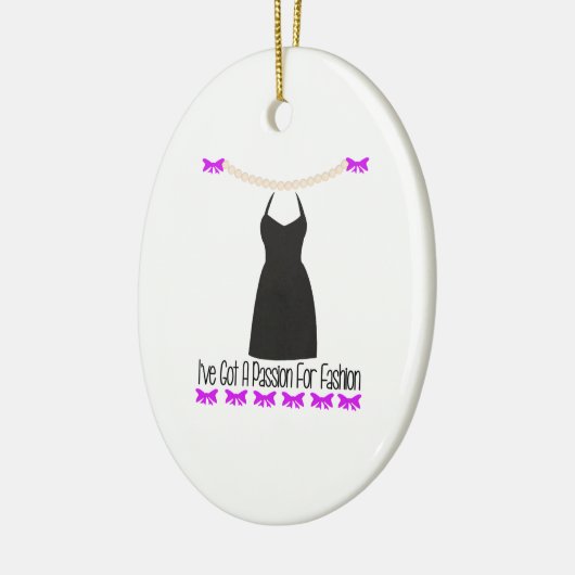 Passie voor Mode Keramisch Ornament (Links)