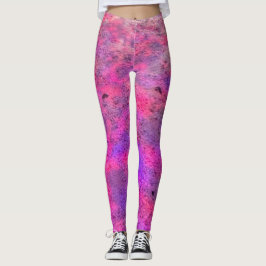 Passie voor roze patronen leggings