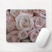 Passie voor roze rozen - Mousepad Muismat (Met muis)