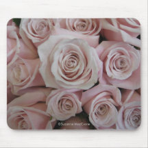 Passie voor roze rozen - Mousepad
