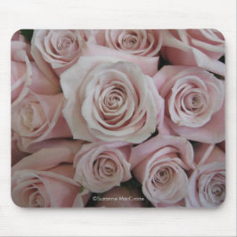 Passie voor roze rozen - Mousepad Muismat