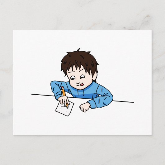 Passie voor tekenen briefkaart (Voorkant)