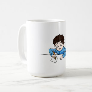 Passie voor tekenen koffiemok