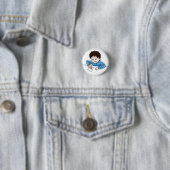 Passie voor tekenen ronde button 3,2 cm (In situ)