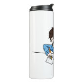 Passie voor tekenen thermosbeker (Gedraaid links)