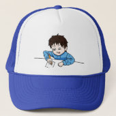 Passie voor tekenen trucker pet (Voorkant)
