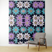 Passiebloem Bloemen Patroon Wandtapijt Wandkleed (In situ)