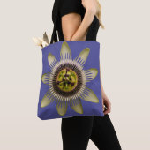 Passiebloem Botanische Boodschappentas Tote Bag (Dichtbij)