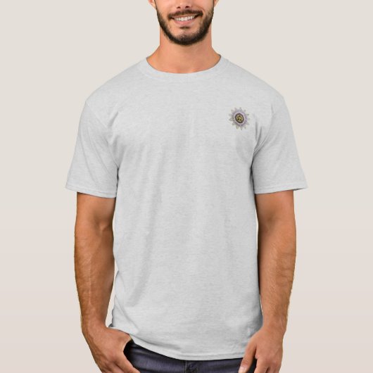 Passiebloem Embleem | Bloesem Basis T-shirt (Voorkant)