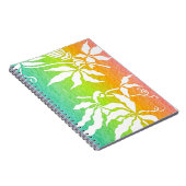 Passiebloem met regenboog notitieboek (Rechterzijde)