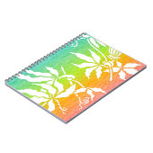 Passiebloem met regenboog notitieboek (Linkerzijde)
