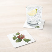 passiebloem (Passiflora alata) van Redouté Kartonnen Onderzetters (Insitu)