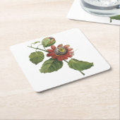 passiebloem (Passiflora alata) van Redouté Kartonnen Onderzetters (Schuin)