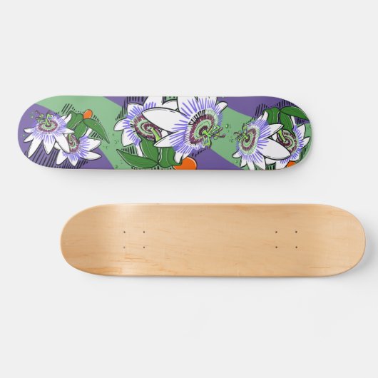 Passiebloem Skateboard Deck (Horizontaal)