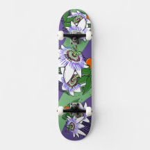 Passiebloem Skateboard Deck