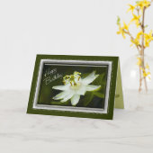Passiebloem Verjaardag Kaart (Gele Bloem)