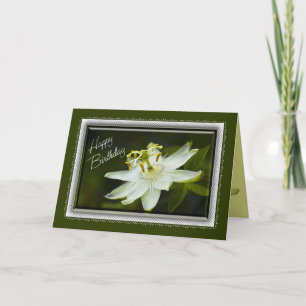 Passiebloem Verjaardag Kaart