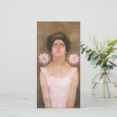 Passiebloem Vrouw (van Piet Mondriaan) Kaart (Staand voorkant)
