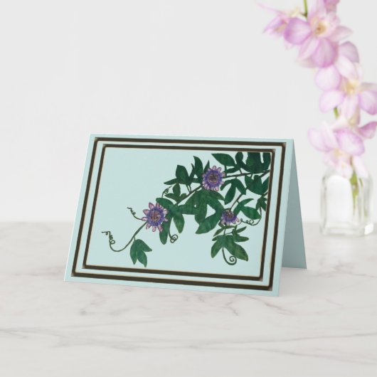 Passiebloem Wingerd Kaart (Orchidee)