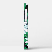 passiebloem zwarte achtergrond bloemnaadloos Case-Mate iPhone case (Achterkant / Links)