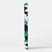 passiebloem zwarte achtergrond bloemnaadloos Case-Mate iPhone case (Achterkant / Rechts)