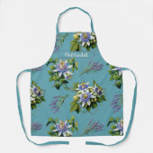 Passiebloemen Bold Bloemen Gepersonaliseerde Bib Schort (Voorkant)