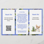 Passiebloemen Business Dubbelzijdige Brochure (Achterkant)