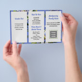 Passiebloemen Business Dubbelzijdige Brochure (Hand)