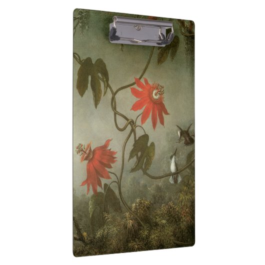Passiebloemen en Kolibries door Martin J Heade Klembord (Rechts)