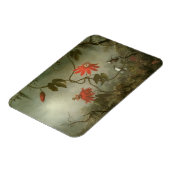 Passiebloemen en kolibries door Martin J Heade Magneet (Linkerzijde)