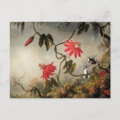 Passiebloemen met Kolibries Briefkaart (Voorkant)