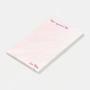 Passief-agressief 4-op-6-post het merkt op liefde  post-it® notes